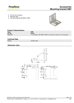 Proxitron Mounting Brackets HM7