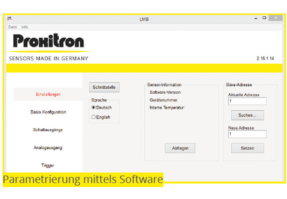 Proxitron Laser Distance Sensor