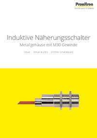 Brochure Inductive proximity switches in metal housing (M30)